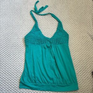 Victoria's Secret Turquoise Halter Camisole